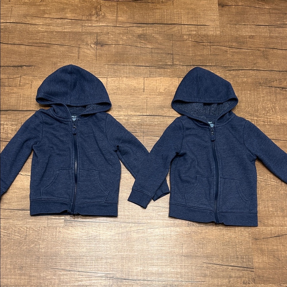 Cat & Jack Blue Zip-up Sweater Size 3T